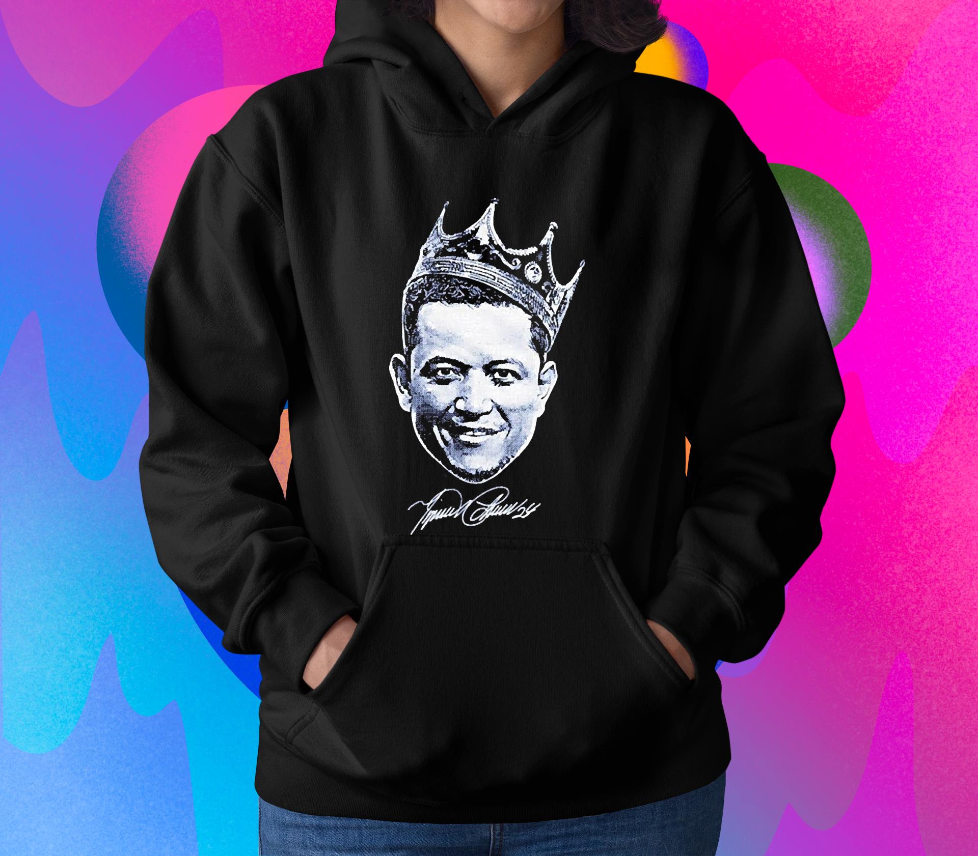 hh95 miguel cabrera king miggy detroit tigers signature shirt hoodie - Miguel Cabrera King Miggy Detroit Tigers Signature Shirt