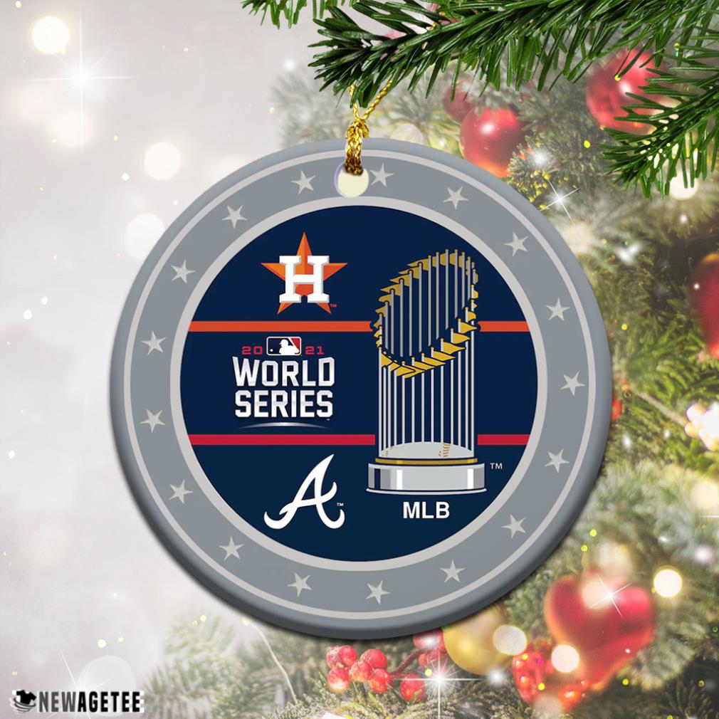 Houston Astros vs. Atlanta Braves WinCraft 2021 World Series Matchup Ornament 8
