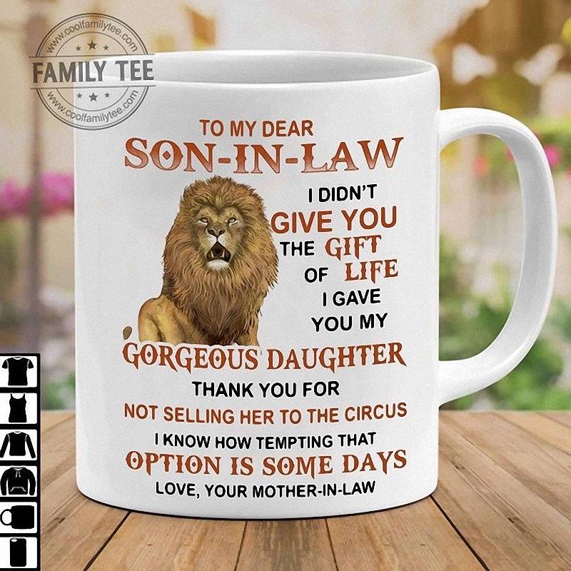 OPTION IS SOME DAYS - BEST GIFT FOR SON-IN-LAW Mug 1