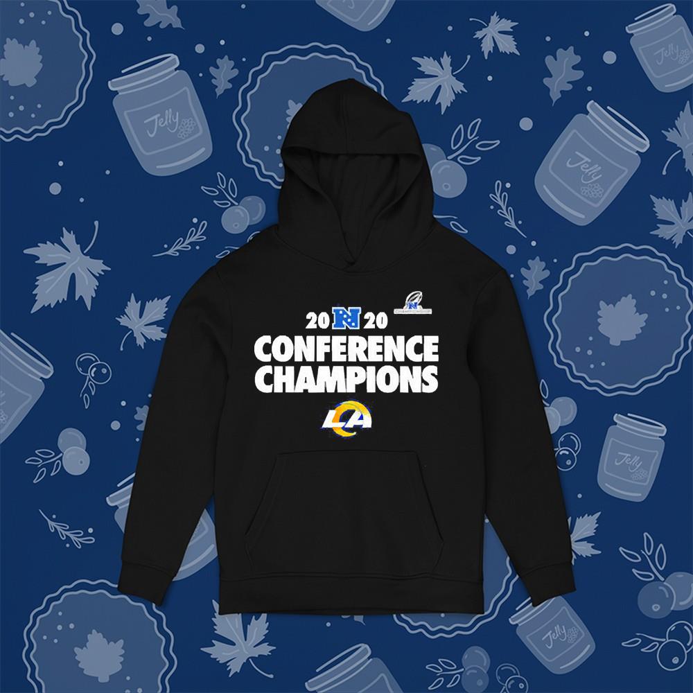 hue1002 conference champions los angeles rams 2020 nfc playoffs shirt hoodie - Conference Champions Los Angeles Rams 2020 NFC Playoffs shirt