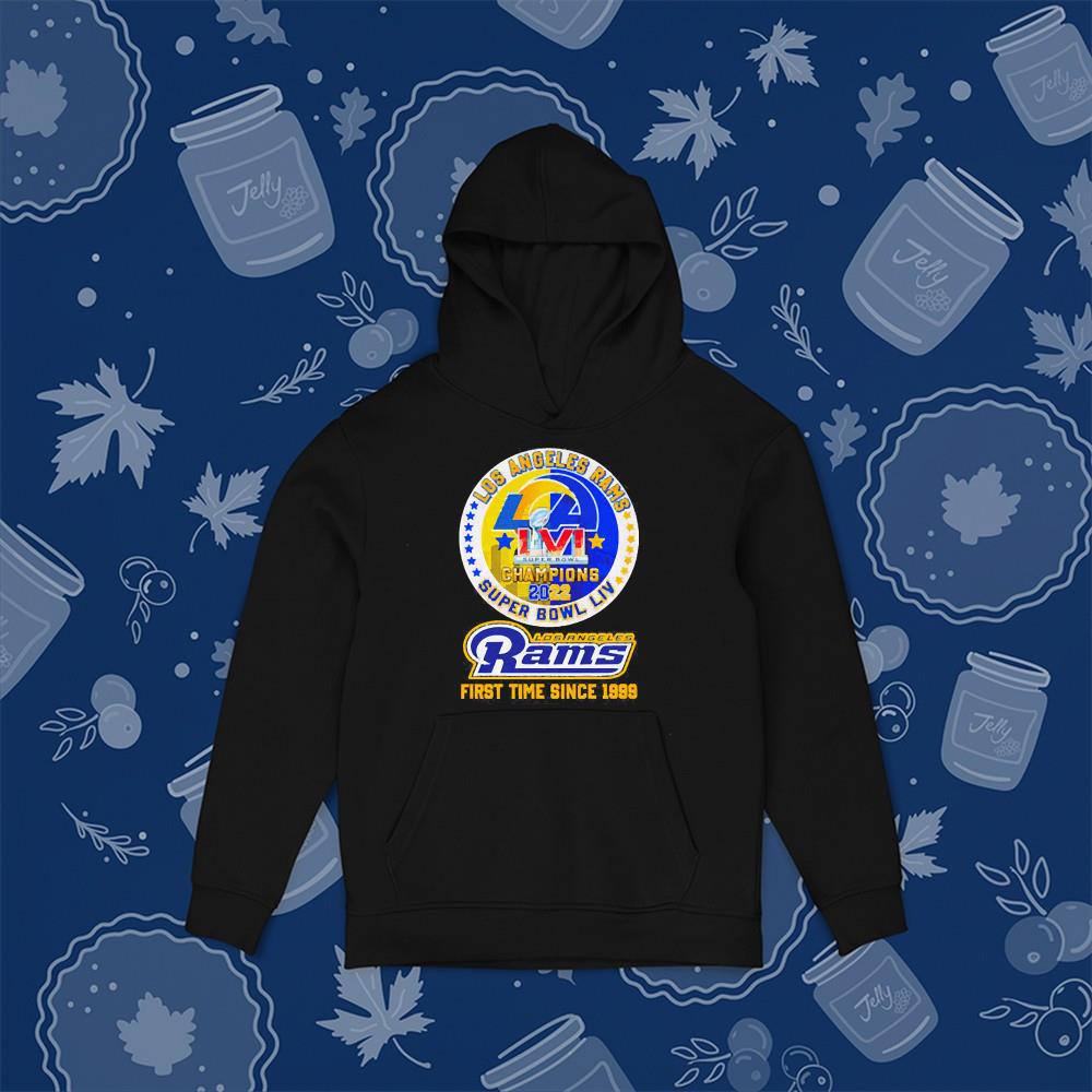 Los Angeles Rams Champions 2022 Super Bowl Lvi First Time Since 1999 Shirt 1 Marvelcomicsteeshirt News