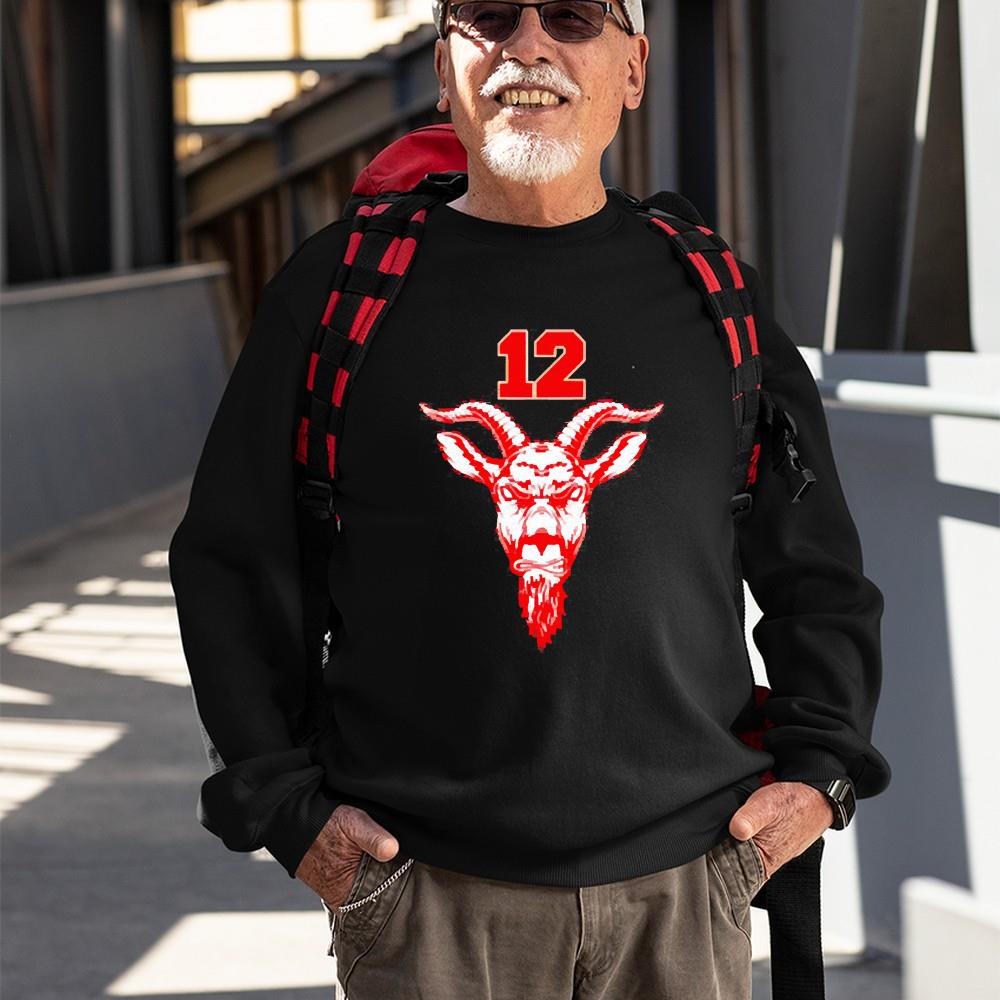Tampa Bay Buccaneers Goat 12 American football shirt Tampa Bay Buccaneers Goat 12 American football shirt