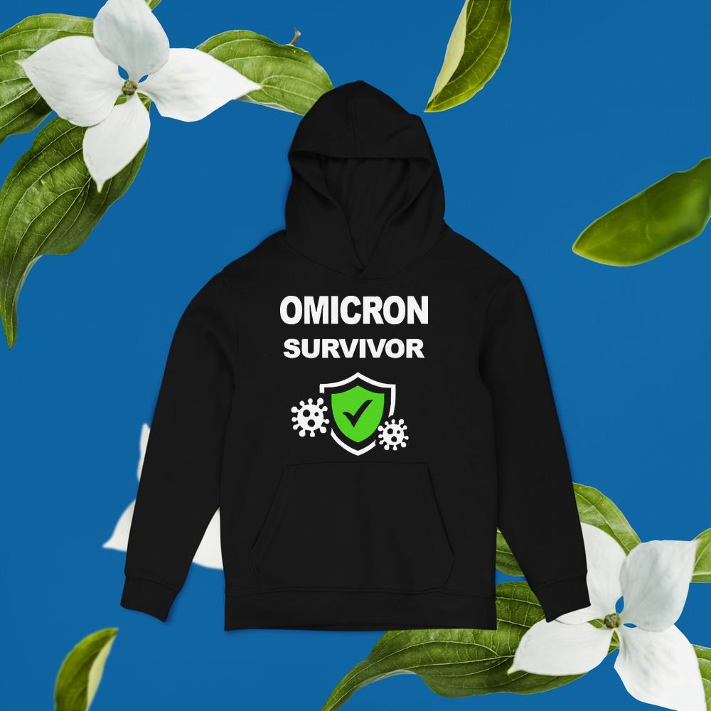 Omicron Survivor 2022 Survived Omicron Virus Delta Shirt 1