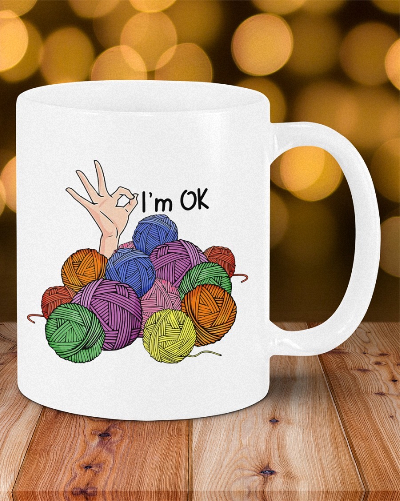 Crochet and Knitting OK Mug 6