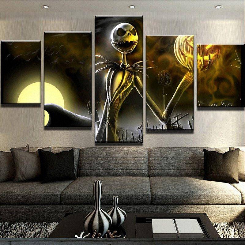 Jack Skellington Canvas Printed Wall Art Pictures 1