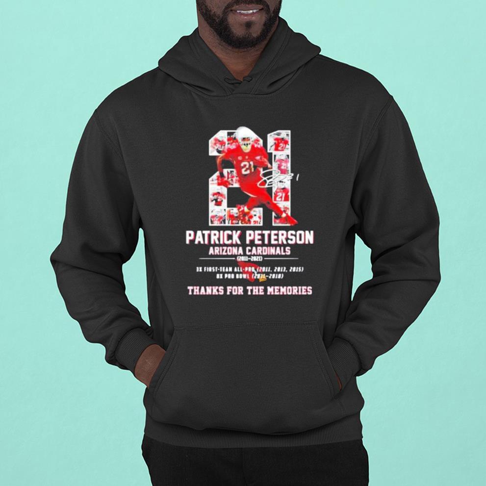 21 Patrick Peterson Arizona Cardinals Signature Thanks For The Memories Shirt 1 Clothing