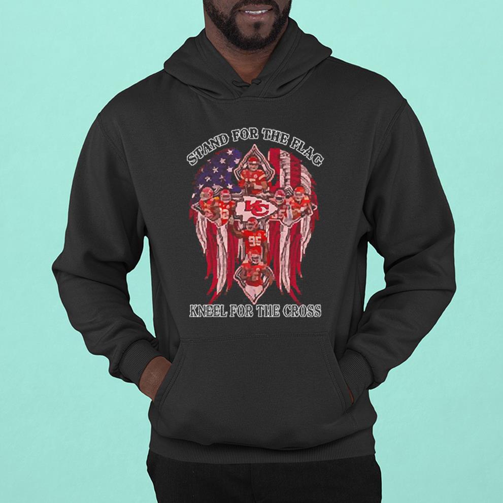 Kansas City Chiefs stand for the flag kneel for the cross shirt 1