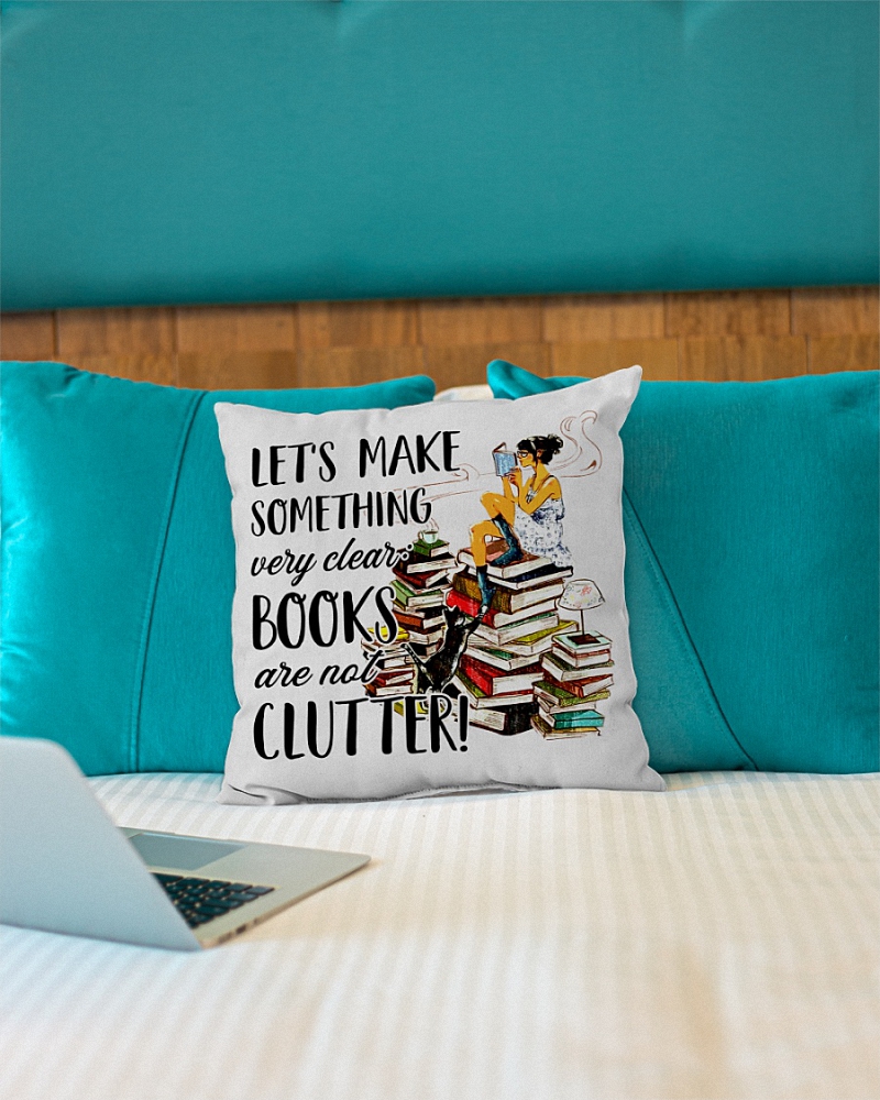 Let's make something very clear books Pillow 1