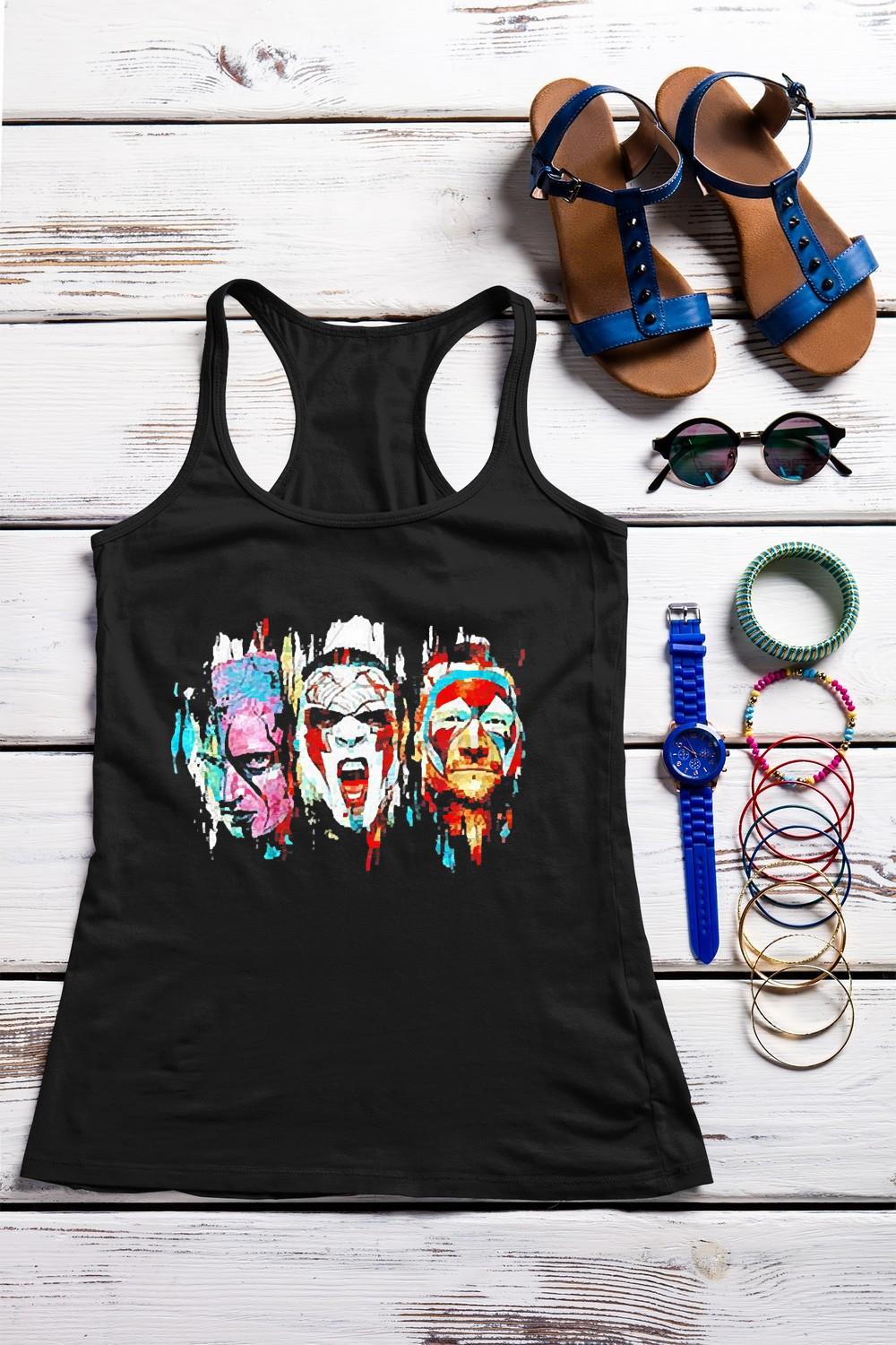 All Elite Wrestling Darby Allin Sting And Cm Punk War Paint Shirt