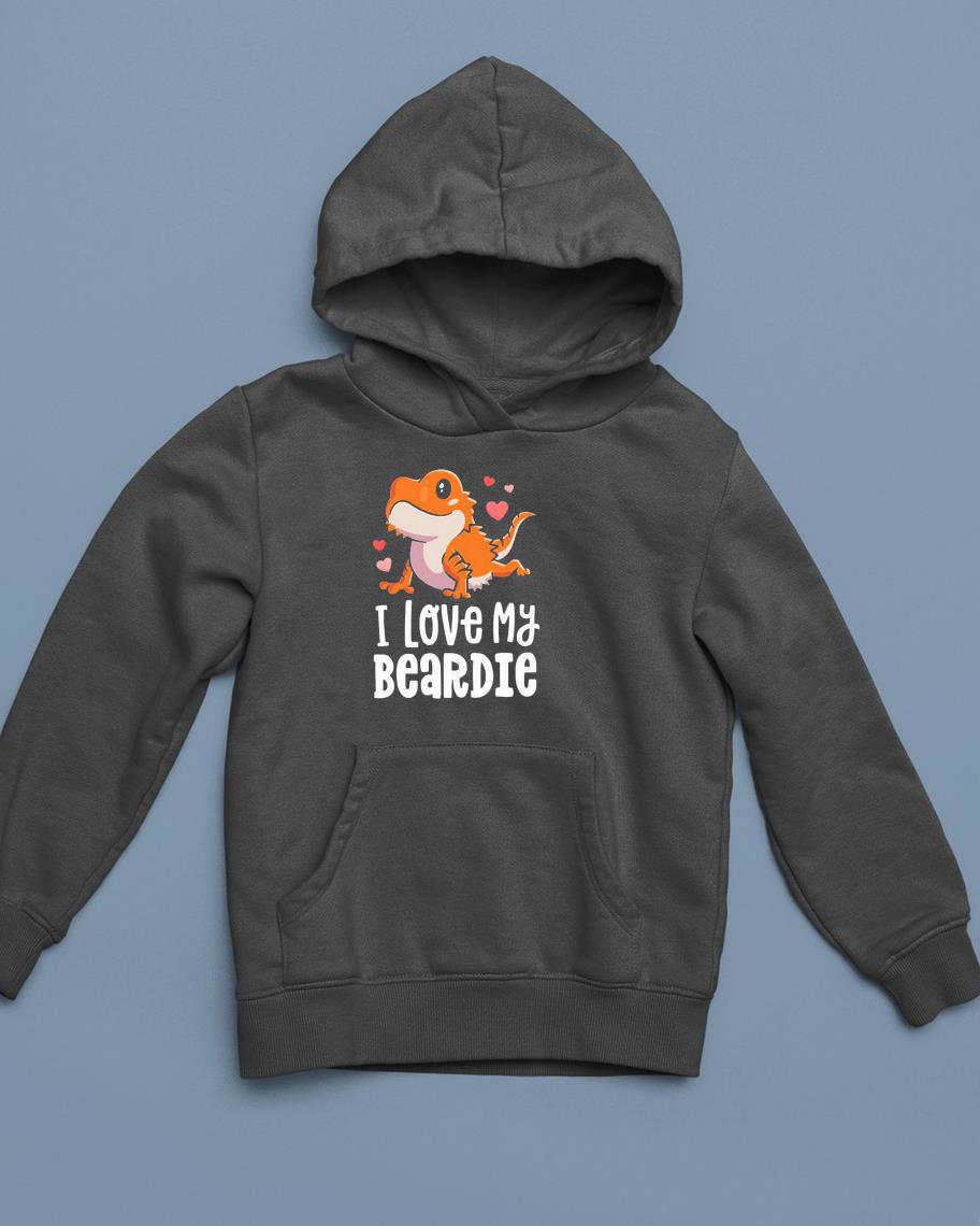 hue113 bearded dragon shirt for girls women i love my beardie gift shirt hoodie - Bearded Dragon Shirt For Girls Women I Love My Beardie Gift shirt