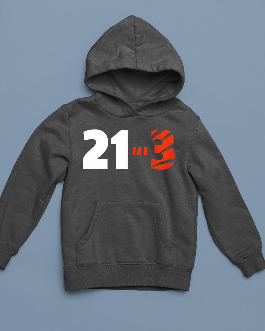 hue113 cincinnati bengals 21 3 afc champions 2022 shirt hoodie - Cincinnati Bengals 21 3 AFC Champions 2022 shirt