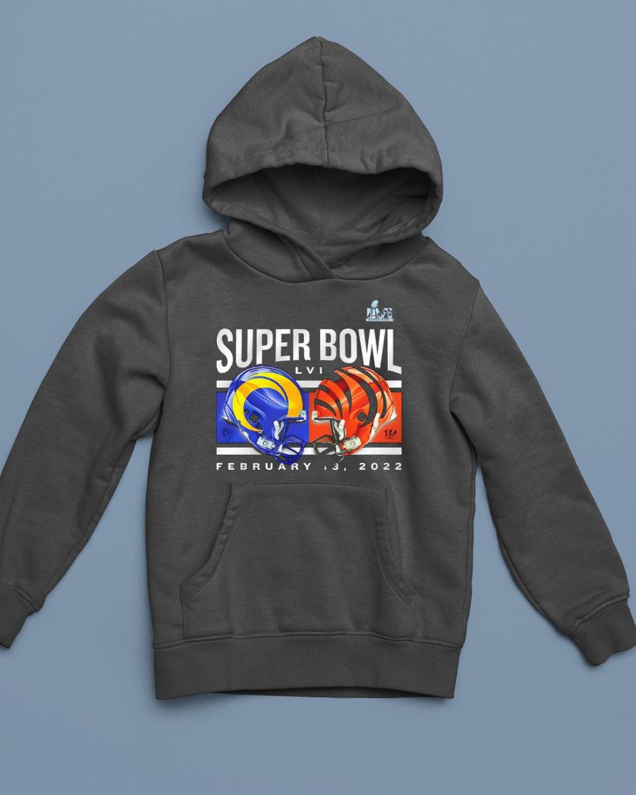 Cincinnati Bengals vs. Los Angeles Rams Super Bowl LVI Matchup Dueling shirt 1 MOTHERDAYSHIRTS NEWS