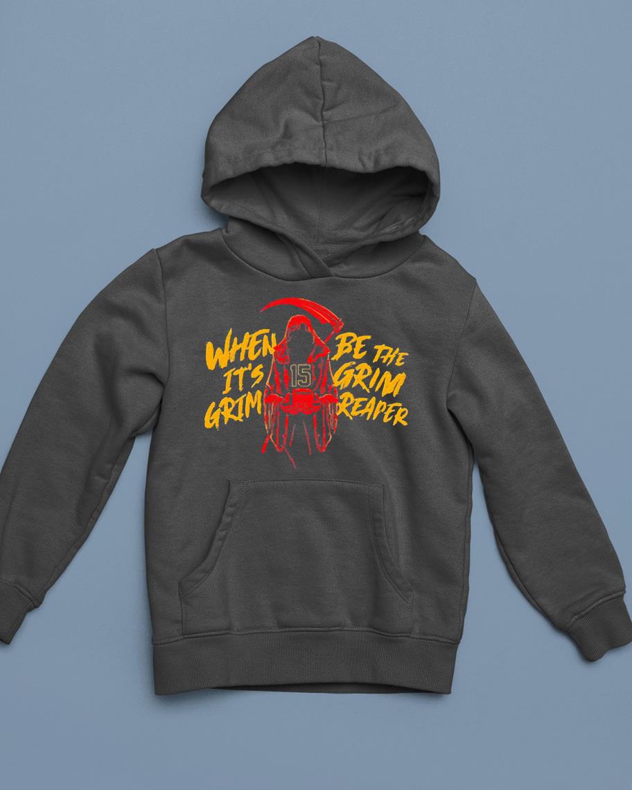 Kansas City Chiefs Patrick Mahomes when it’s Grim be the Grim Reaper Death shirt 1 Thebeatlestshirt News