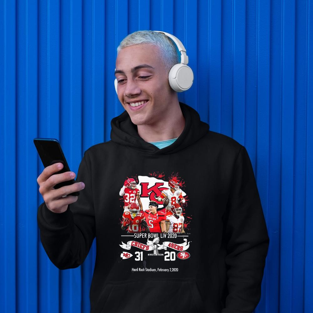 hue1201 kansas city chiefs nfl super bowl liv 2020 vs san francisco 49ers shirt hoodie - Kansas City Chiefs NFL Super Bowl Liv 2020 Vs San Francisco 49ers shirt