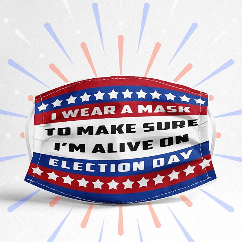 American Flag I Wear A face mark 1