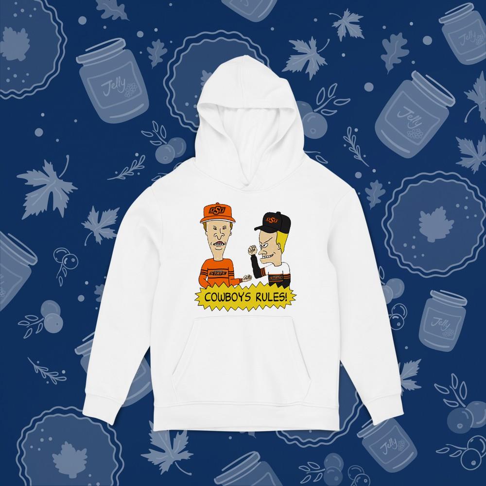 hue1211 beavis and butthead oklahoma state cowboys rules ncaa shirt hoodie - Beavis and Butt-Head Oklahoma State Cowboys Rules NCAA Shirt