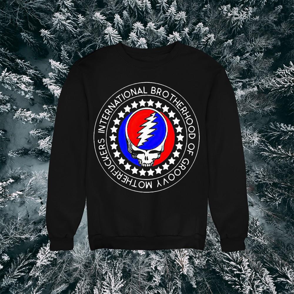 Grateful Dead international brotherhood of groovy motherfuckers T-shirt 1