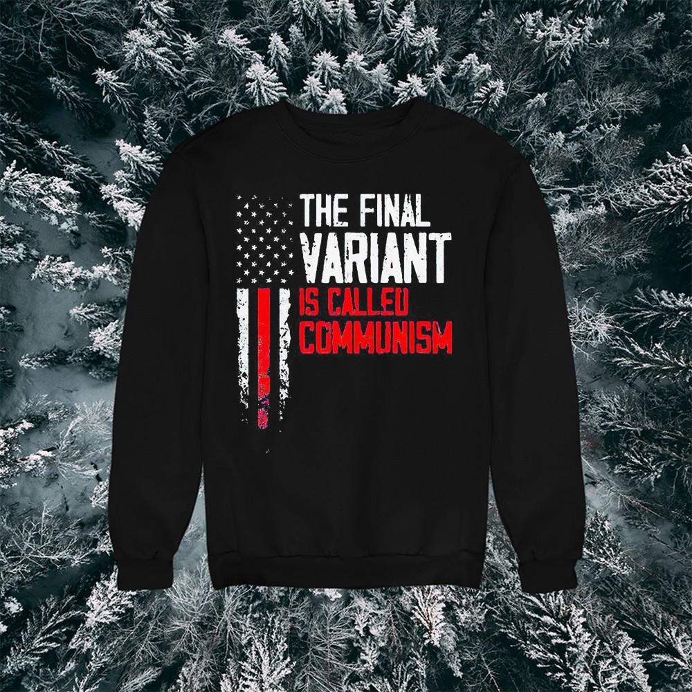 USA flag the final variant is called communism T-shirt 1