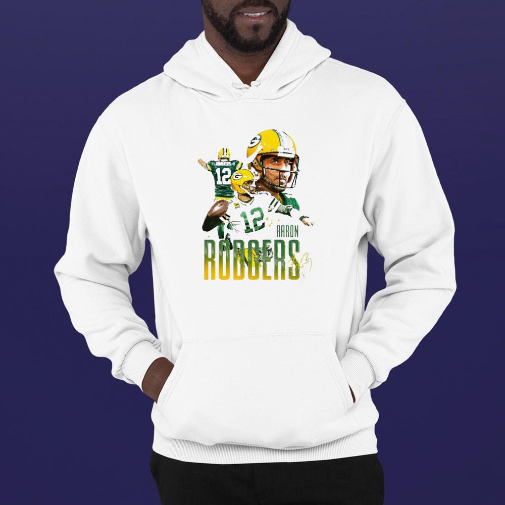 Green Bay Packers Aaron Rodgers signature shirt 3 Green Bay Packers