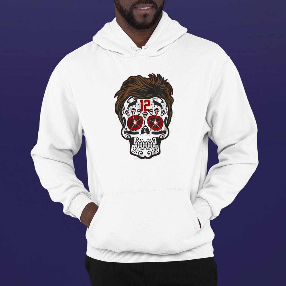 hue1301 tom brady sugar skull tampa bay buccaneers shirt hoodie - Tom Brady Sugar Skull Tampa Bay Buccaneers Shirt