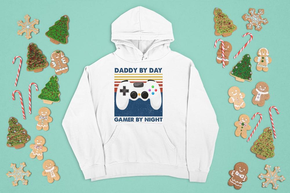 Family Daddy By Day Gamer By Night Shirt 1