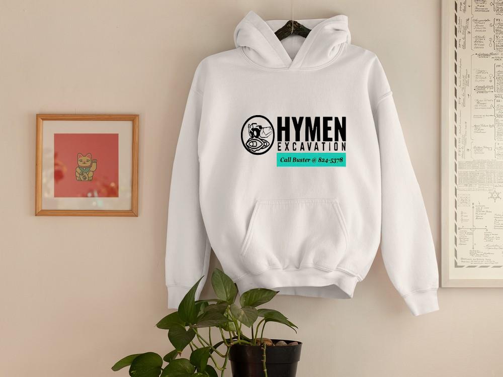 hue143 crude adult hymen excavation shirt hoodie - Crude Adult Hymen Excavation shirt