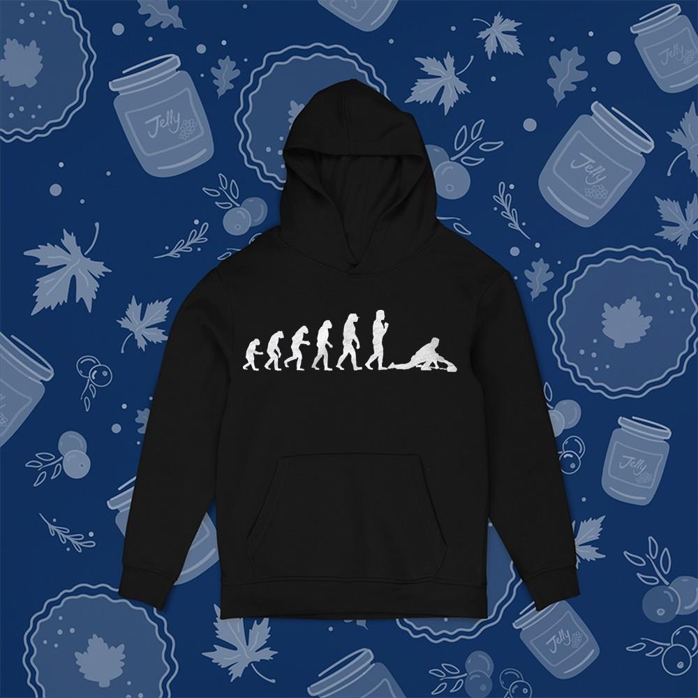 Curling Evolution Cute Curler Player Winter Sport Gift Shirt 1 TEACHERHEROSHIRT NEWS