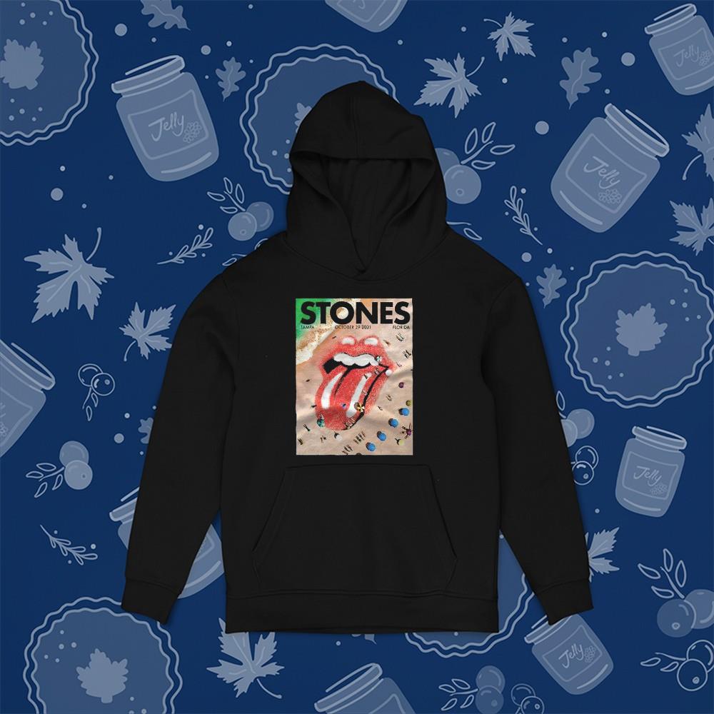 hue143 the rolling stones tampa florida no filter 2021 tour shirt hoodie - The Rolling Stones Tampa Florida No Filter 2021 Tour shirt