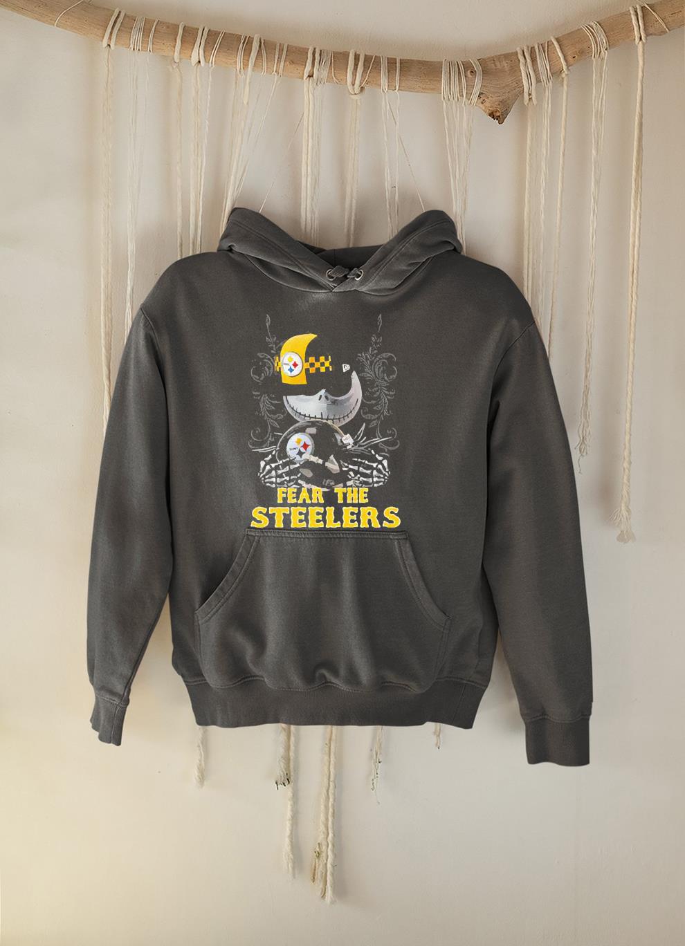 Jack Skellington Hug Fear The Pittsburgh Steelers Shirt 1 Clothing