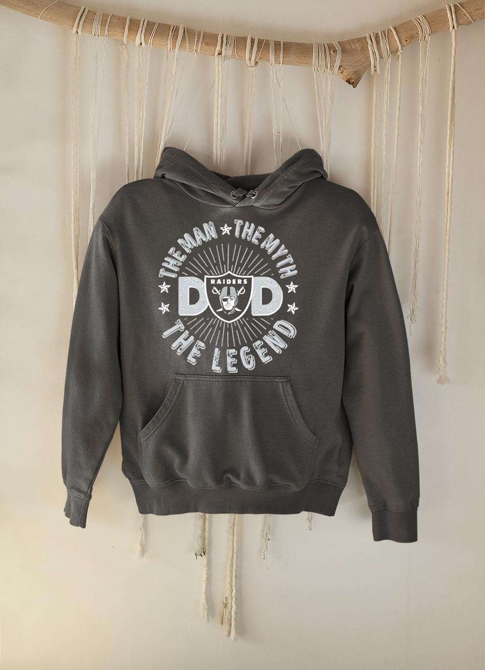 hue1501 las vegas raiders the man the myth the legend shirt hoodie - Las Vegas Raiders The Man The Myth The Legend Shirt