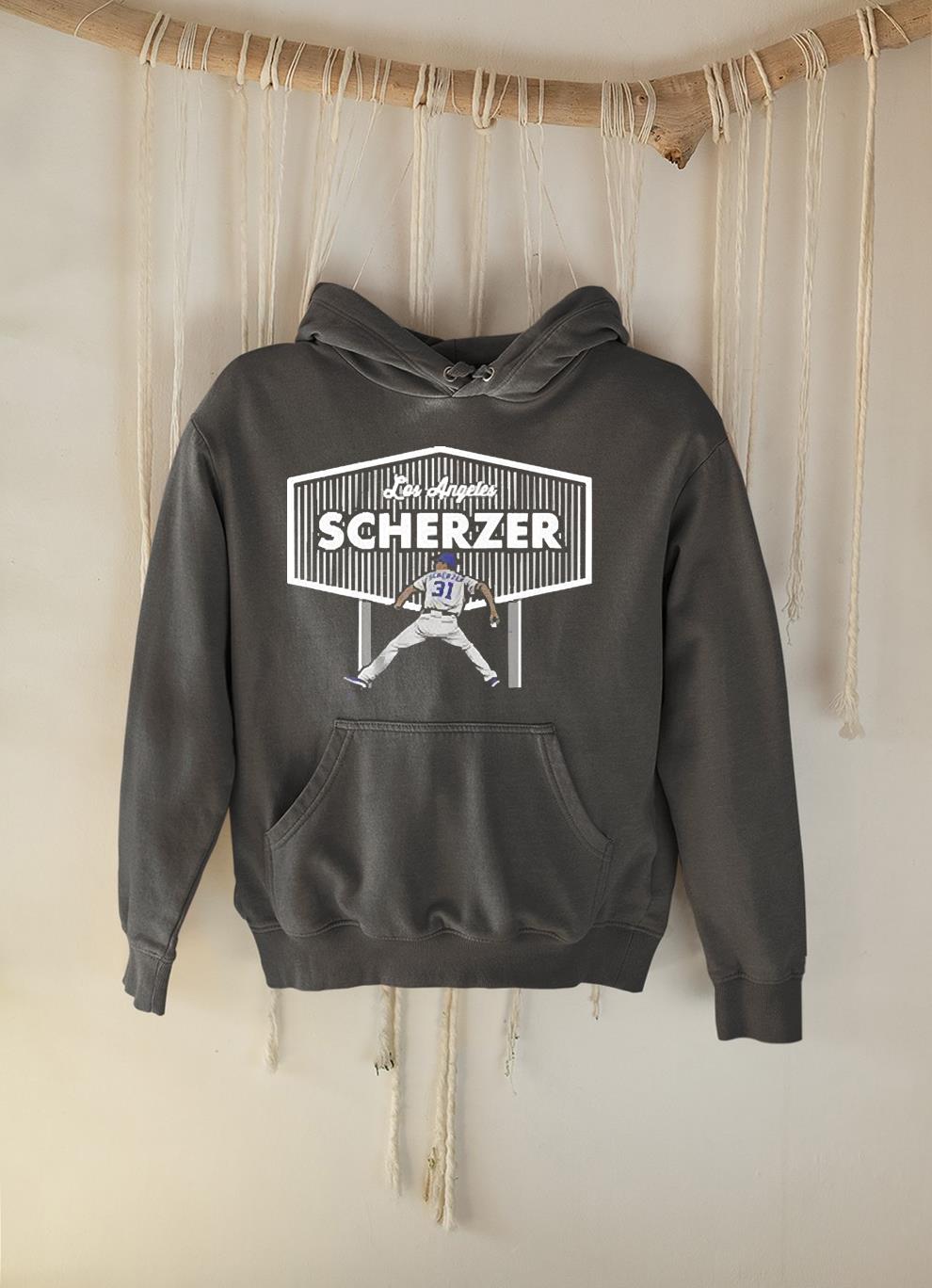 hue1501 los angeles dodgers scherzer shirt hoodie - Los Angeles Dodgers Scherzer Shirt