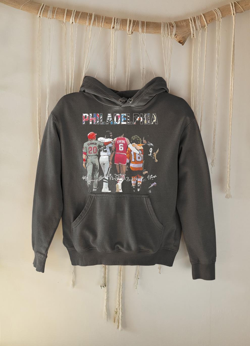hue1501 philadelphia philadelphia eagles philadelphia flyers philadelphia union signatures shirt hoodie - Philadelphia Philadelphia Eagles Philadelphia Flyers Philadelphia Union Signatures Shirt