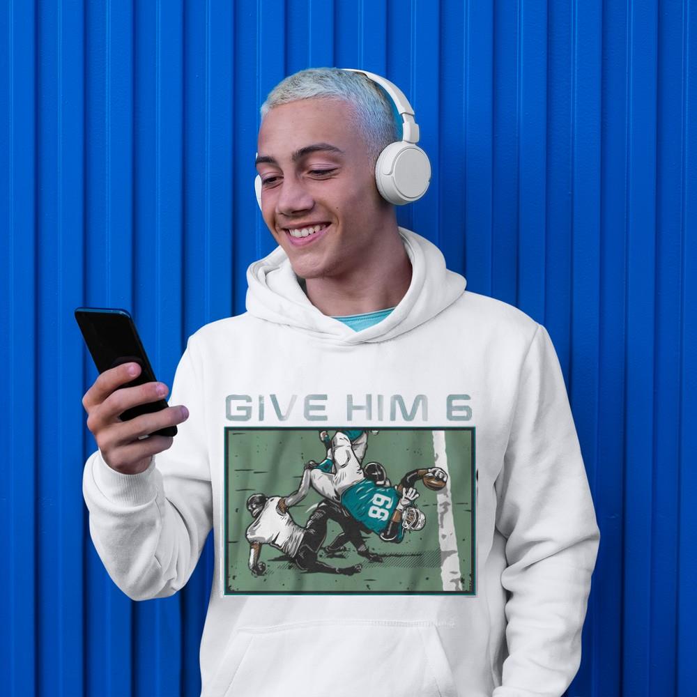 Robert Hunt Miami Dolphins Give him 6 shirt 68 Clothing