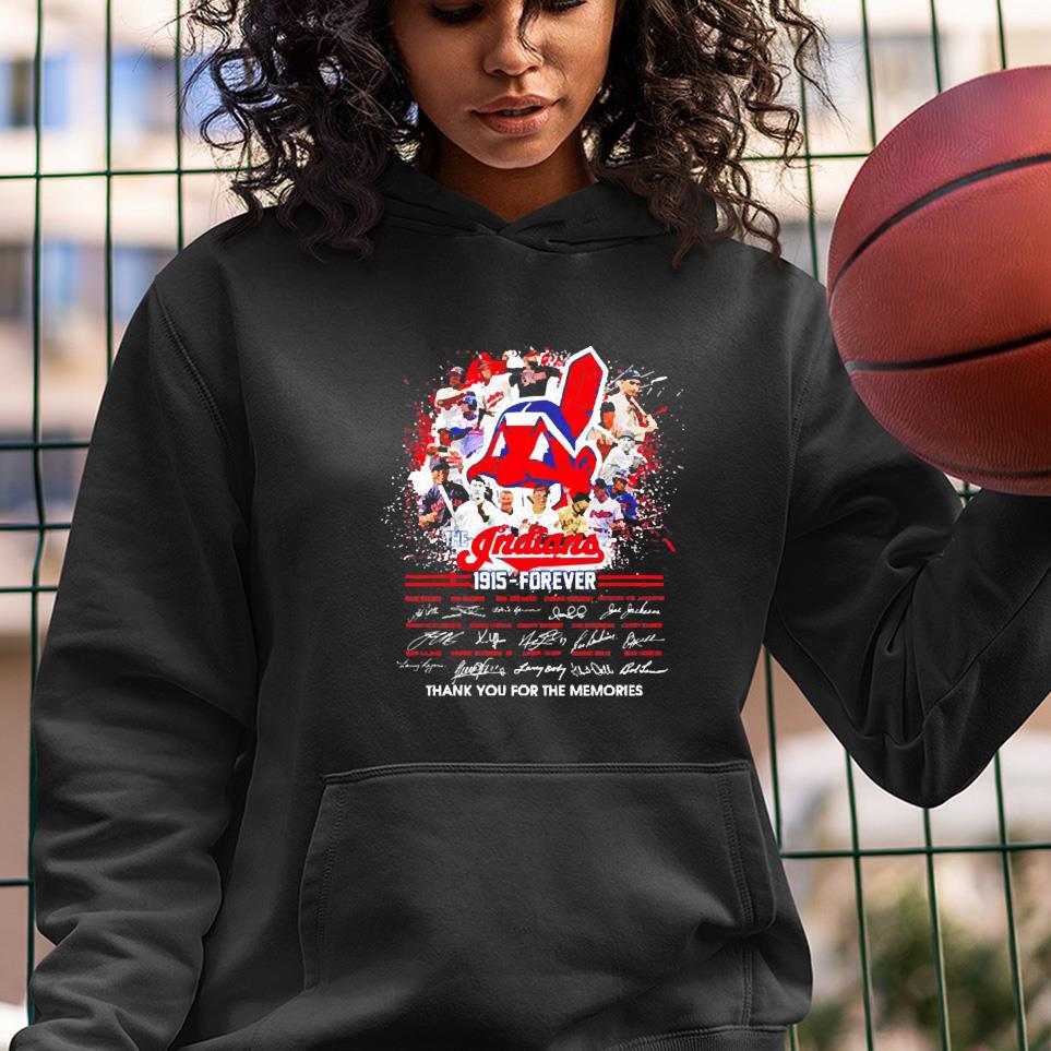 Cleveland Indians 1915 forever signatures thank you for the memories shirt 1
