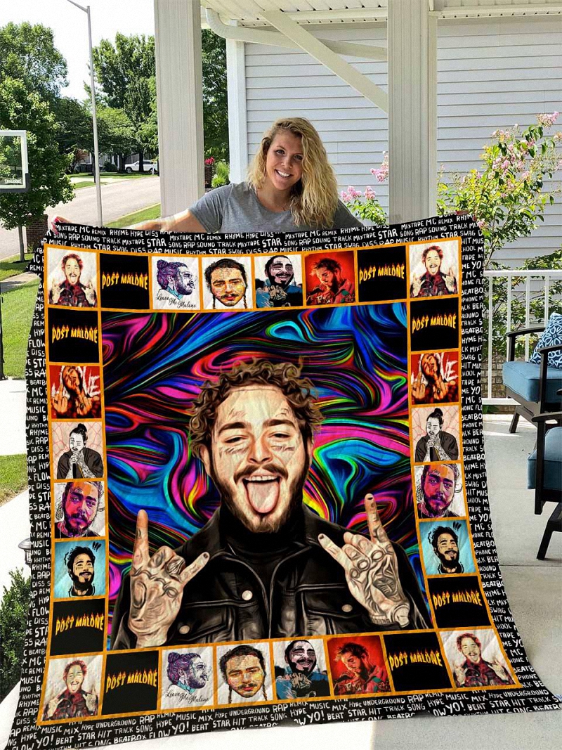 Post Malone Quilt Blanket 7