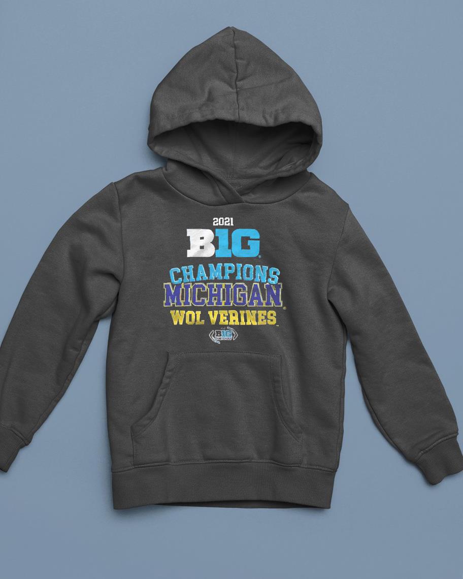 2021 Big Ten Champions Michigan Wolverines 2021 shirt 1