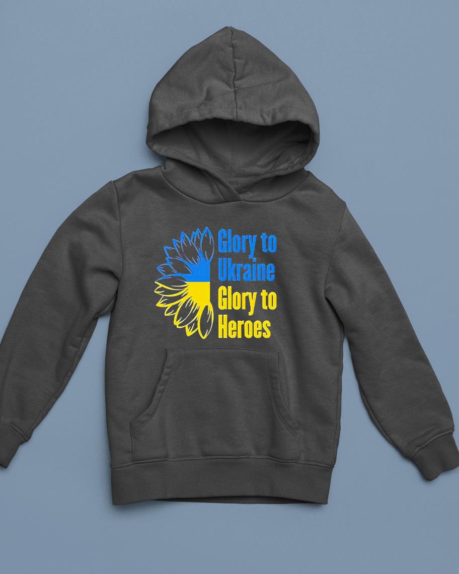 hue163 glory to ukraine glory to heroes ukrainian motto peace ukraine shirt hoodie - Glory To Ukraine Glory To Heroes Ukrainian Motto Peace Ukraine Shirt