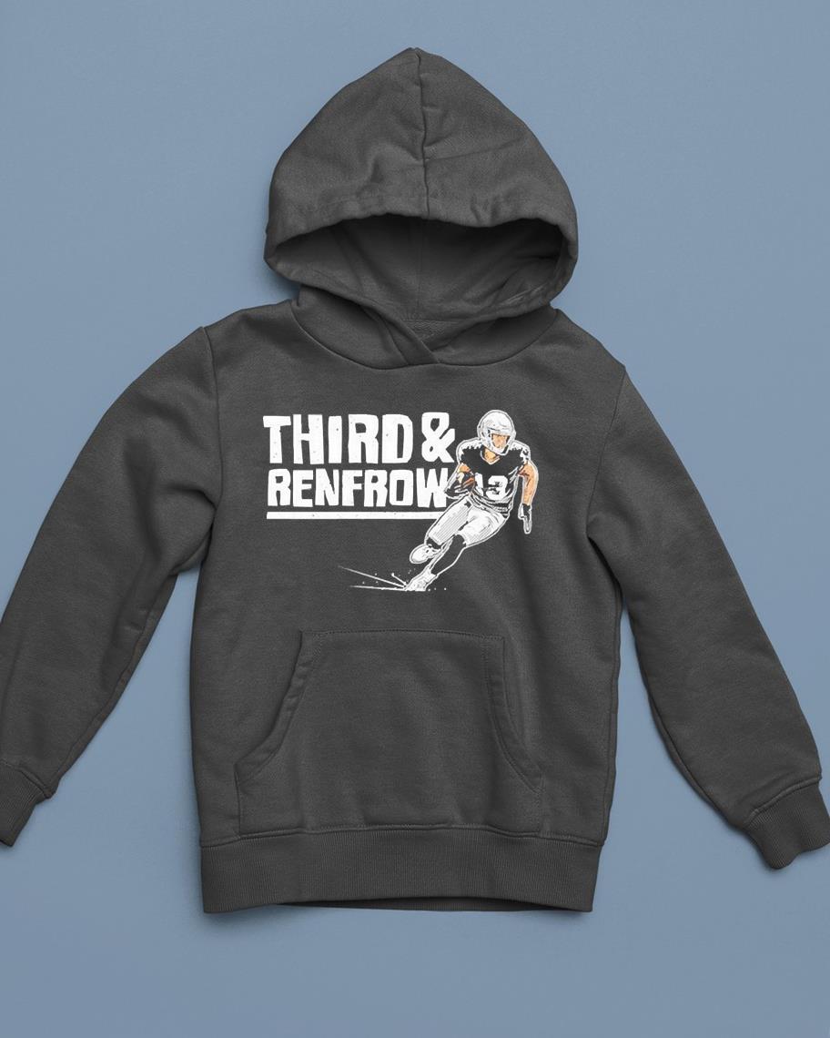 hue163 third and hunter renfrow shirt hoodie - Third and Hunter Renfrow shirt
