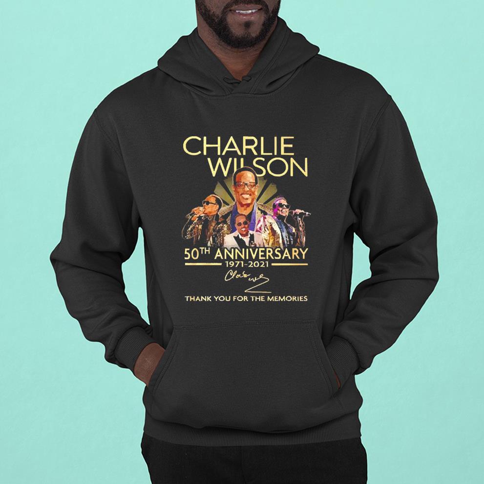 Charlie Wilson 50th anniversary 1971 2021 thank you for the memories shirt 1