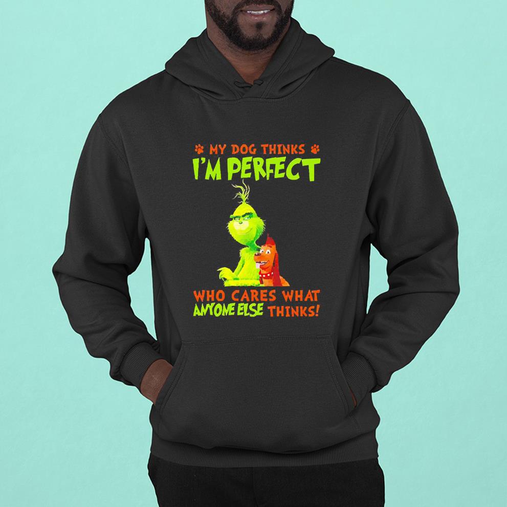 Grinch my dog thinks I’m perfect who cares what anyone else thinks shirt 1 Marvelcomicsteeshirt News