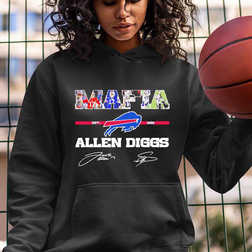 hue1801 allen diggs mafia of buffalo bills 2021 signatures shirt hoodie - Allen Diggs Mafia Of Buffalo Bills 2021 Signatures Shirt