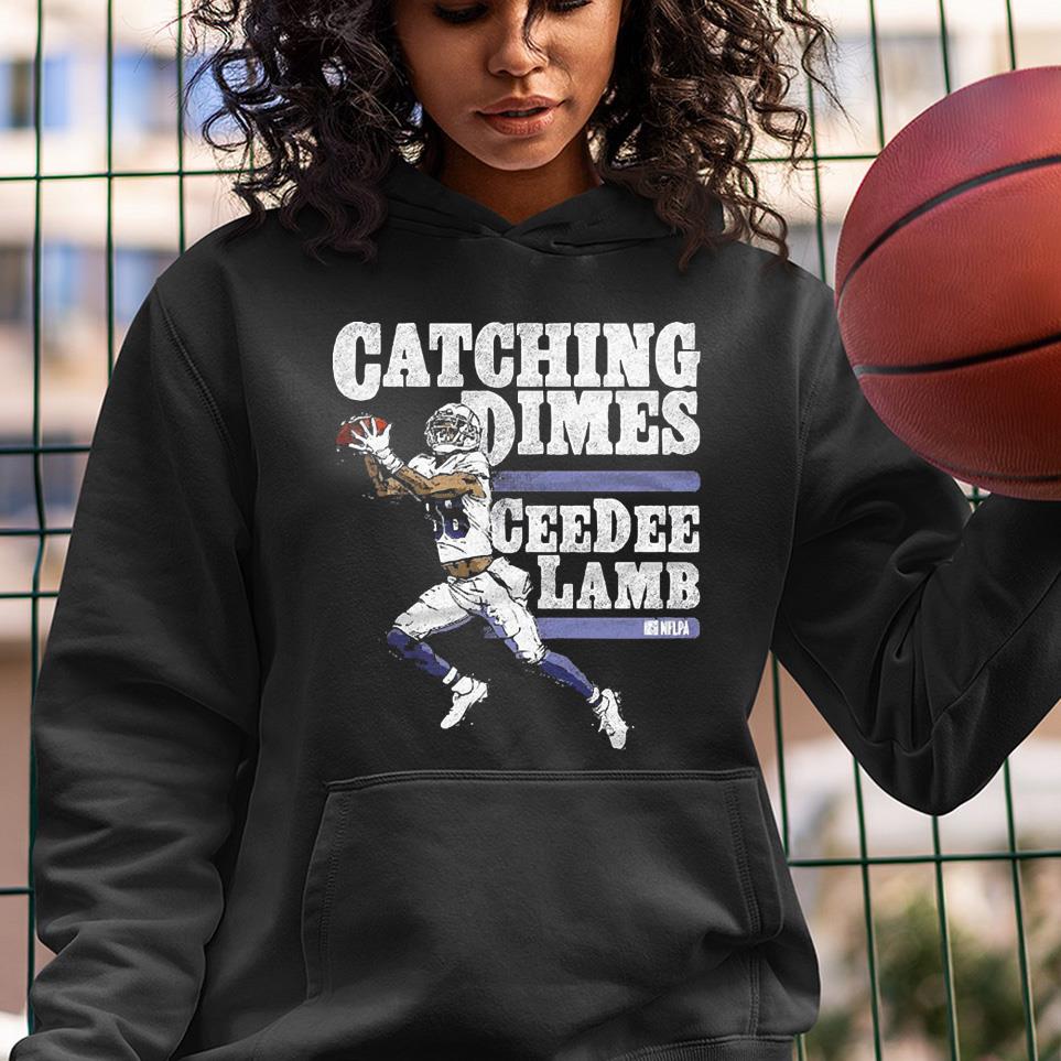 hue1801 catching dimes ceedee lamb dallas cowboys shirt hoodie - Catching Dimes Ceedee Lamb Dallas Cowboys Shirt