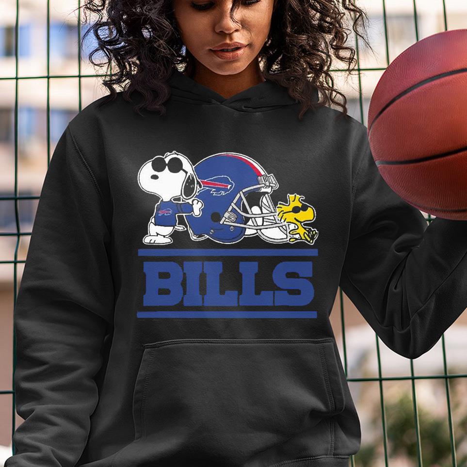 Snoopy And Woodstock With Helmet Buffalo Bills Shirt 1