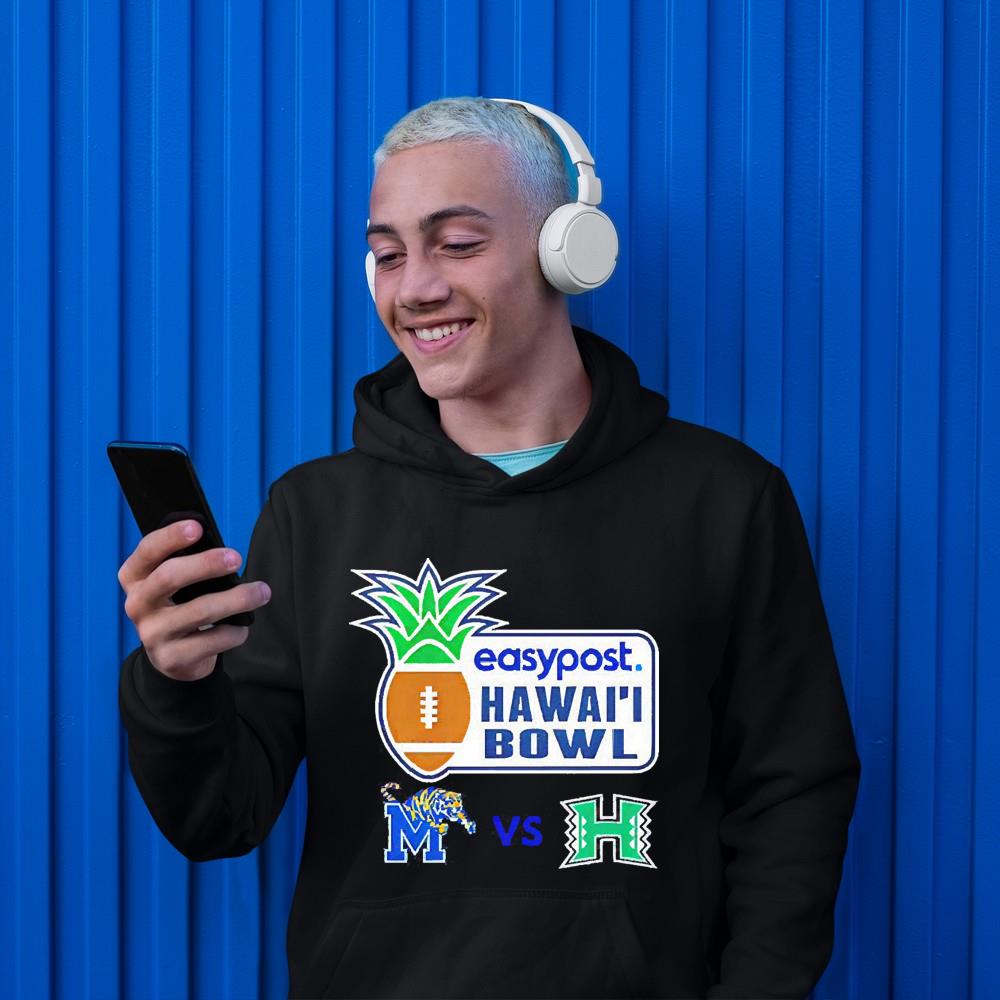 2021 Hawaii Bowl Champion Memphis Tigers vs Hawaii Rainbow Warriors shirt 1 Postmaloneshirt News
