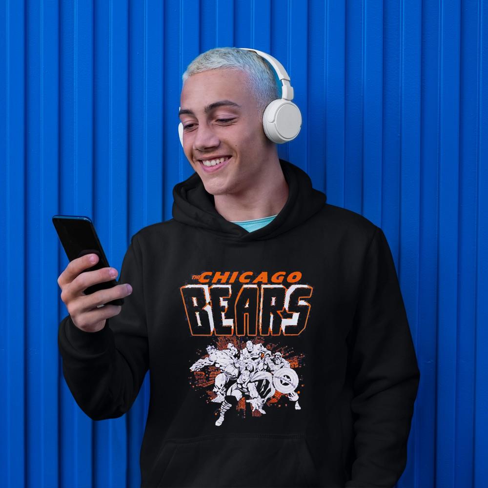 Chicago Bears Junk Food Marvel shirt 1 TEACHERHEROSHIRT NEWS