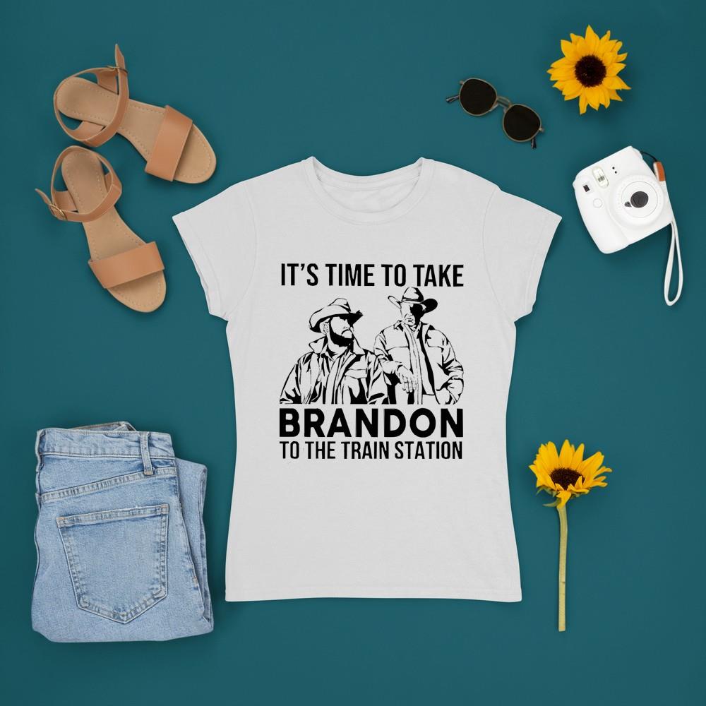 Men s It s Time To Take Brandon To The Train Station Shirt Birthday T