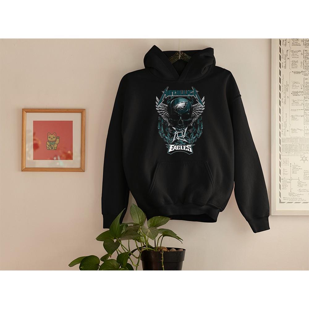 Skull Metallica Philadelphia Eagles Shirt 65 Clothing