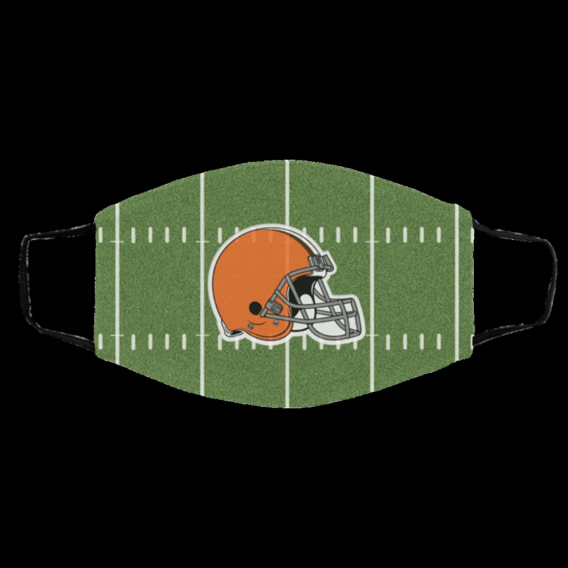 Logo Cleveland Browns Face Mask Filter 1 Face Mask