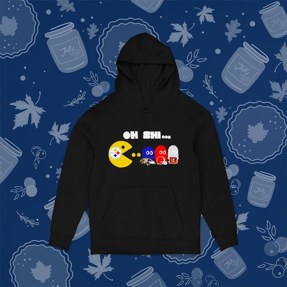 hue2001 oh shi pittsburgh steelers baltimore ravens cleveland browns cincinnati bengals shirt hoodie - Oh shi Pittsburgh Steelers Baltimore Ravens Cleveland Browns Cincinnati Bengals shirt
