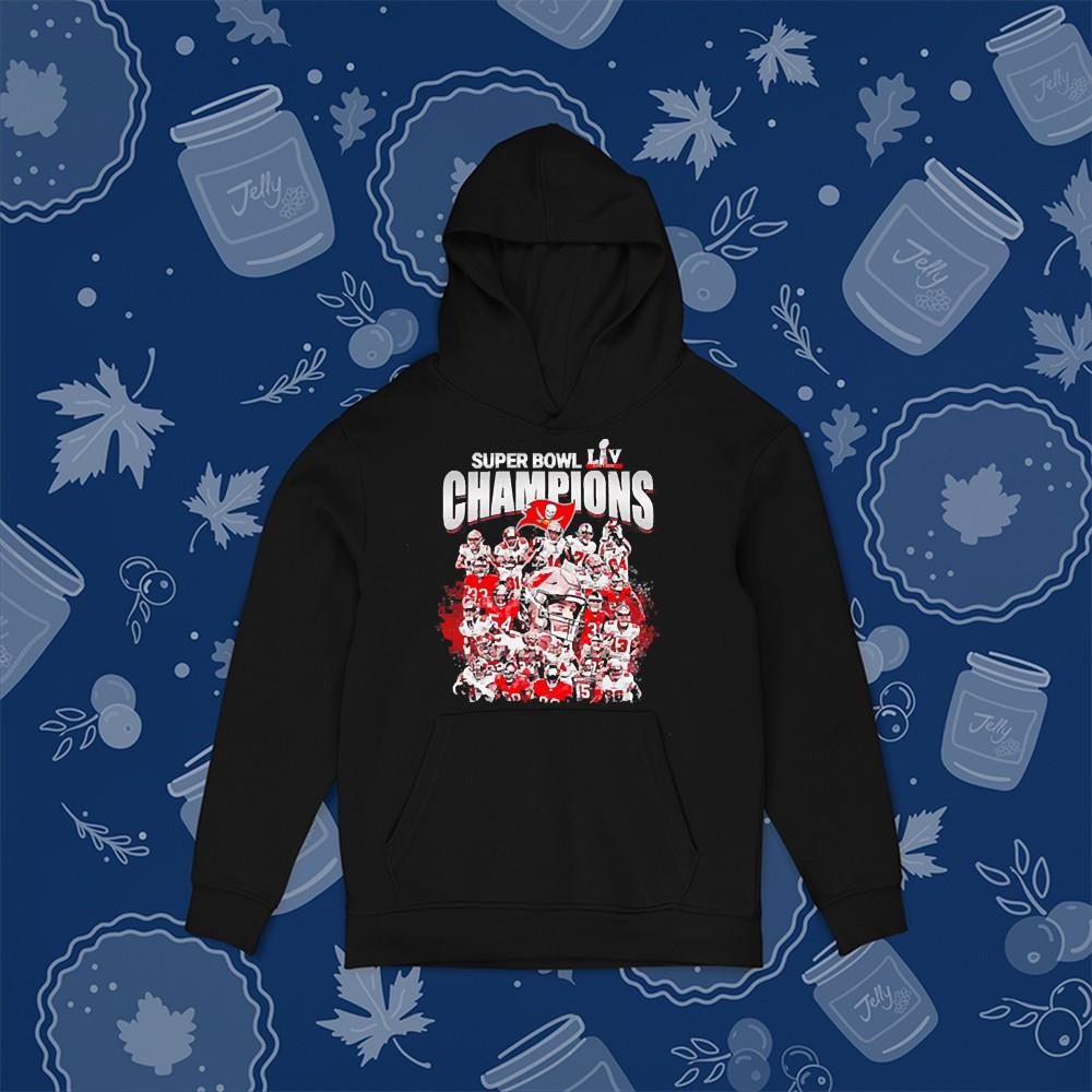 hue2001 tampa bay buccaneers super bowl liv champions shirt hoodie - Tampa Bay Buccaneers Super Bowl LIV Champions shirt
